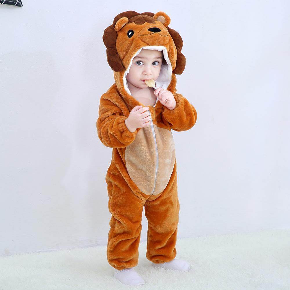 Soft Baby Animal Romper - Image 26