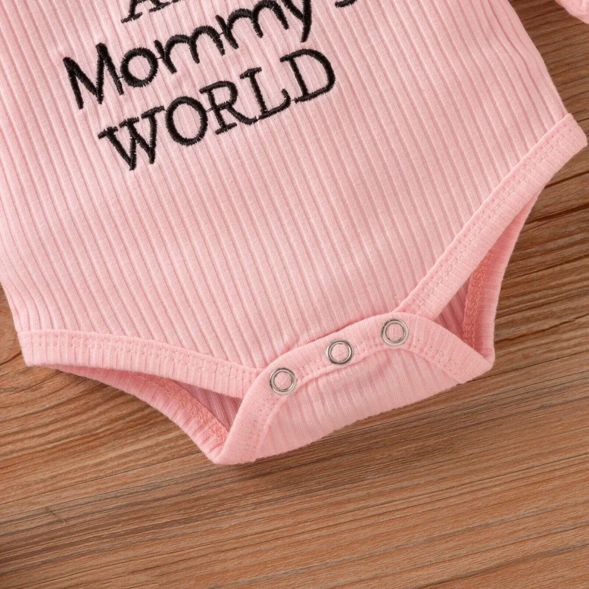 Baby Girl Floral Outfit 3-piece set - Image 5