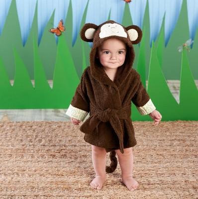 Soft Hooded Animal Baby Bathrobe Towels - Image 14