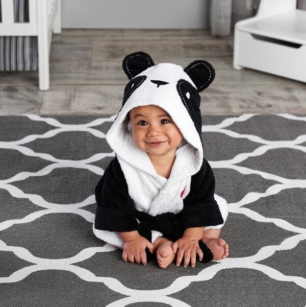 Soft Hooded Animal Baby Bathrobe Towels - Image 17