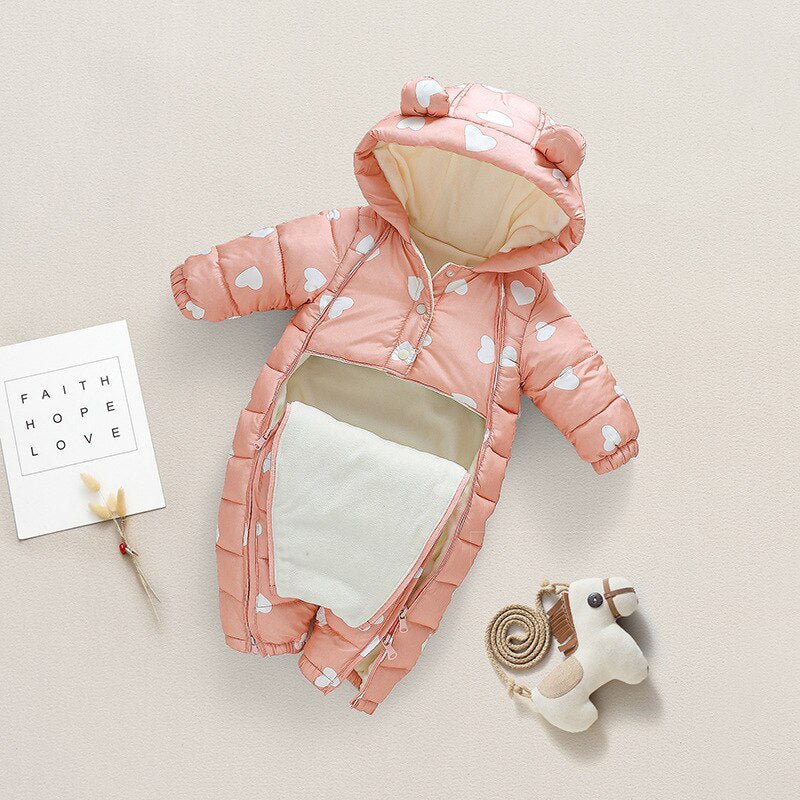 Baby Hooded Snowsuit - Image 3