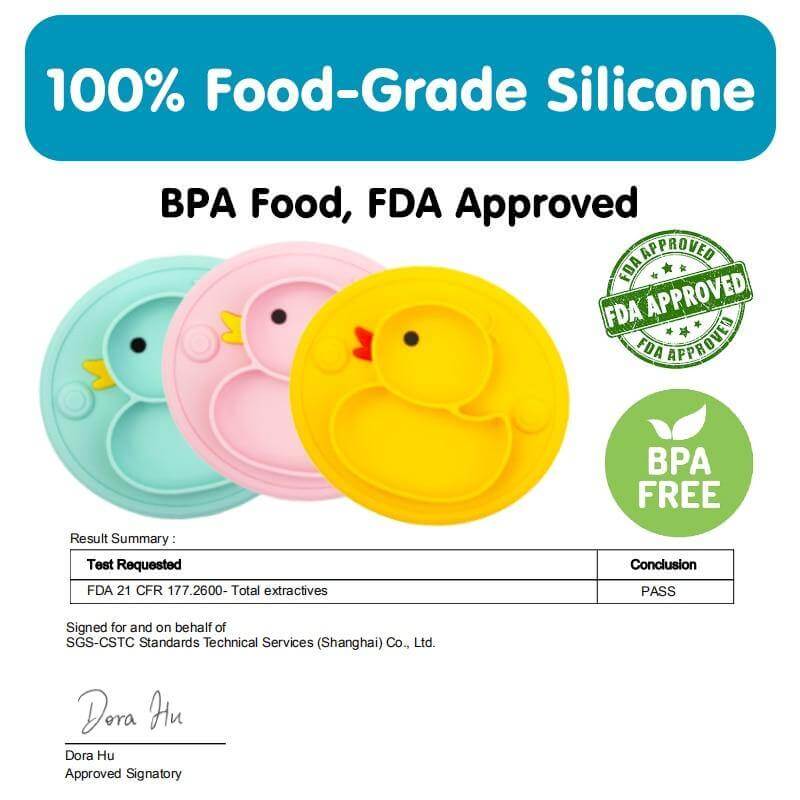Baby Silicone Duck Plate - Image 6