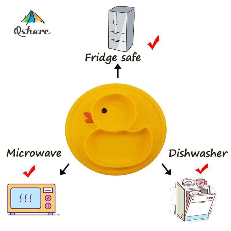 Baby Silicone Duck Plate - Image 8