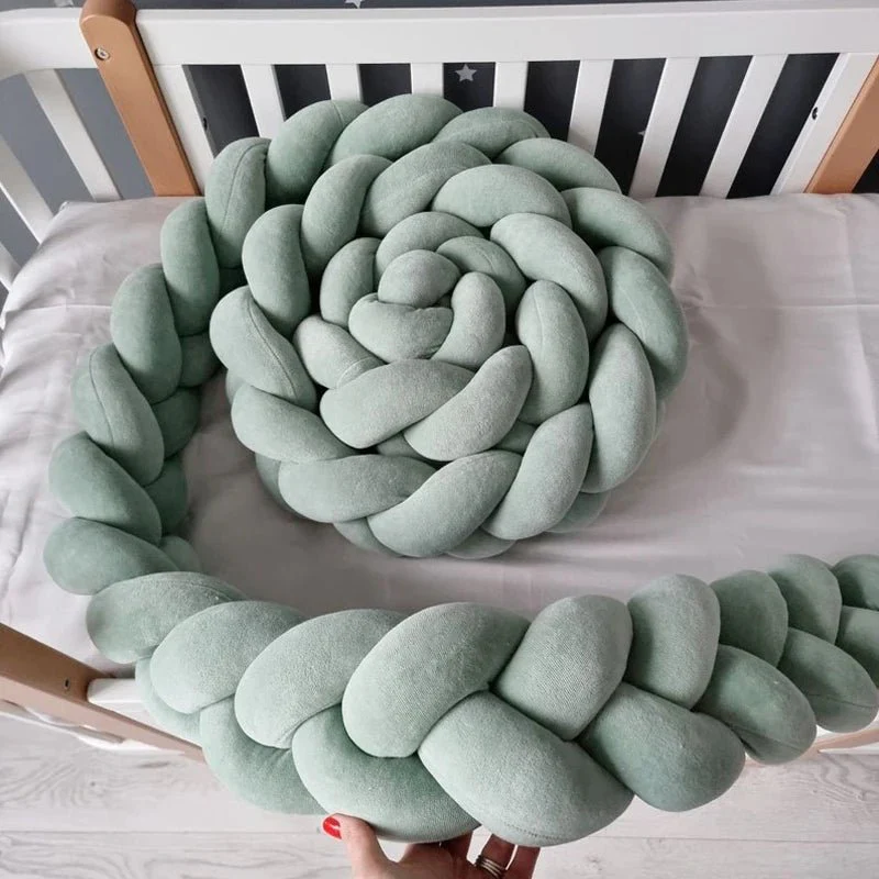 Soft Braid Crib Guard - CozyKnot™ - Image 10