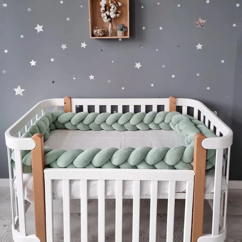 Soft Braid Crib Guard - CozyKnot™ - Image 5